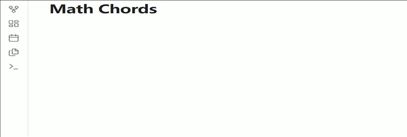 Math Chords 演示：leader 快捷键插入 LaTeX 并实时预览
